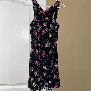 Floral print sun dress